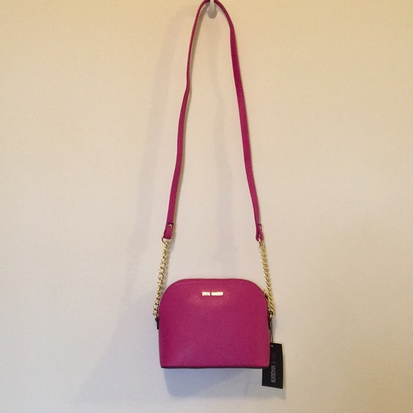 Steve Madden Handbags - NWT Steve Madden BMaggie pink dome crossbody